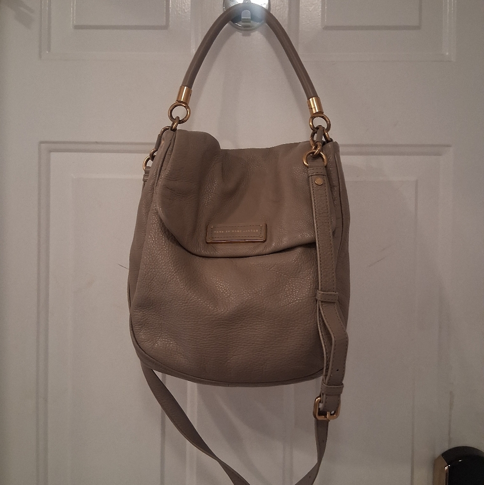 Marc Jacobs Too Hot To Handle Flap Hobo Taupe